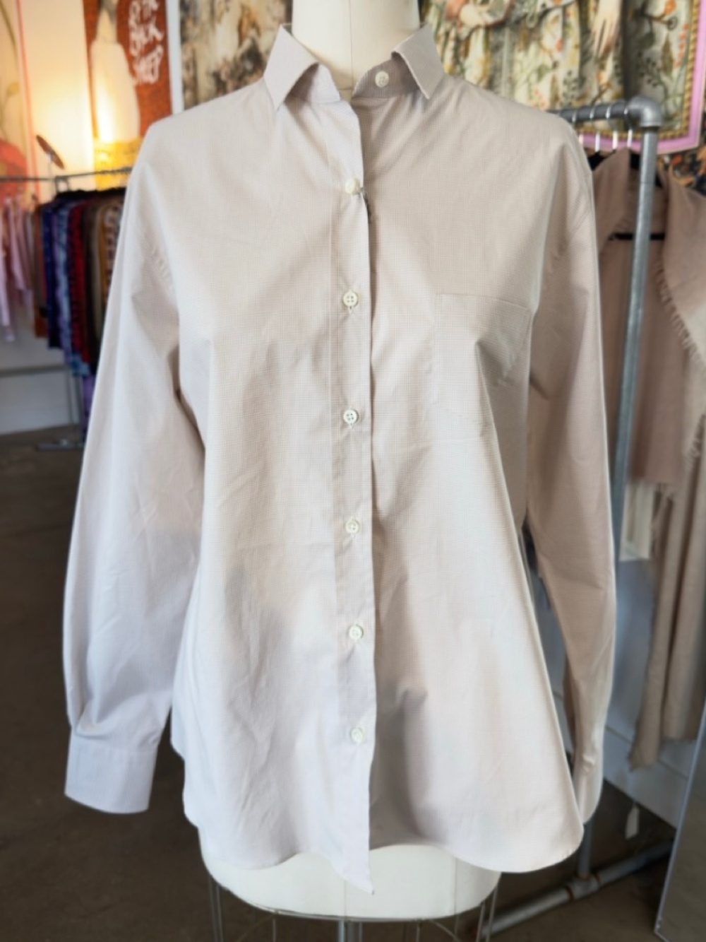 Emanuele Maffeis Checkered Button Down Shirt